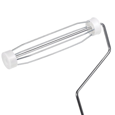 Harfington 4 Wire Cage Paint Roller Frame 9 Inch Plastic Handle for Wall Repair Painting