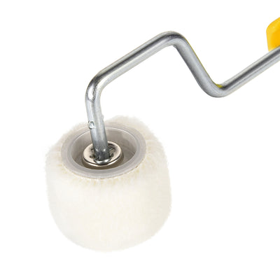 Harfington Wool Paint Roller Brush 2cm for Household Wall Painting Treatment with Plastic Handle