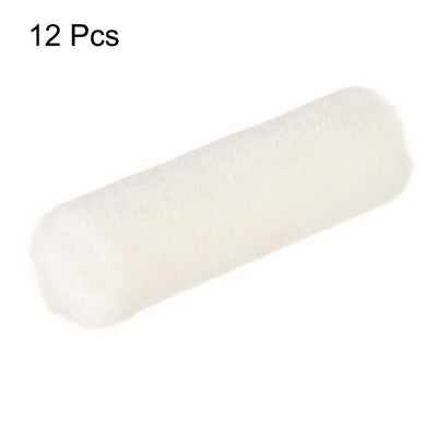 Harfington Paint Roller Cover 3 Inch 76mm Mini Wool Brush for Household Wall Painting Treatment 12pcs