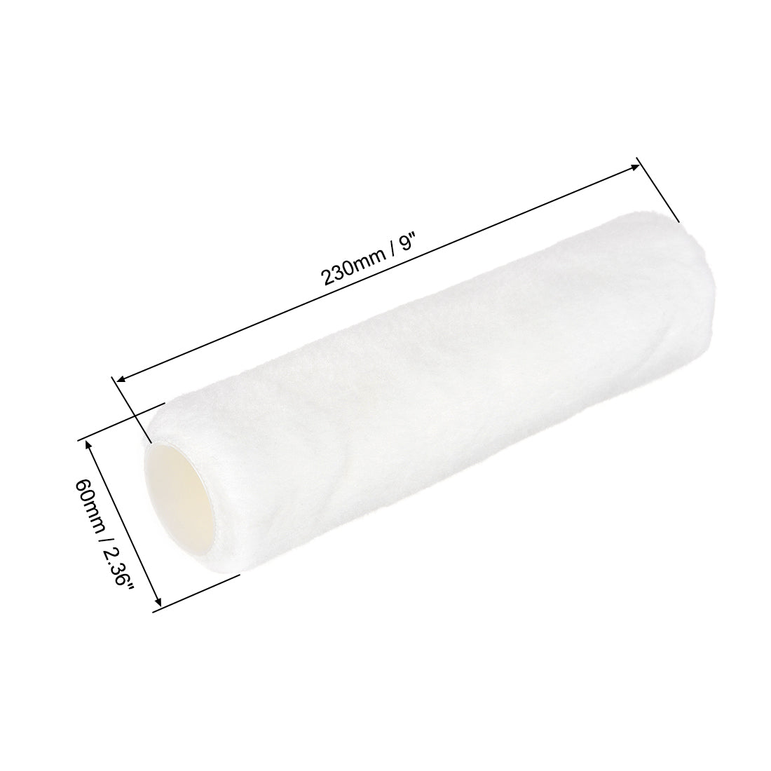 Harfington Paint Roller Cover 9 Inch 230mm Polyester Brush for Household Wall Painting Treatment 3pcs