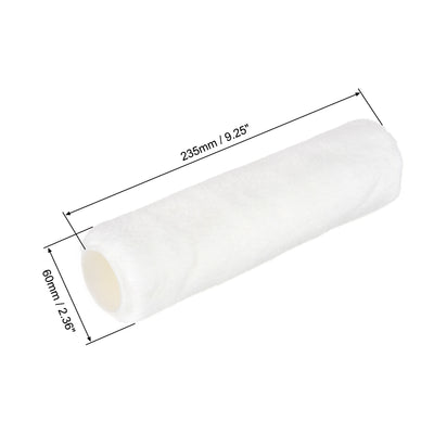 Harfington Paint Roller Kit, 9 Inch 5xPaint Roller Covers, 1xPaint Roller Frame, 1xRoller Paint Brush, 1xPaint Roller Tray, 8Pcs