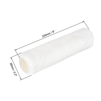 Harfington Paint Roller Kit,4 In / 9 In Roller for Household Wall Painting Treatment with Tray and Brush