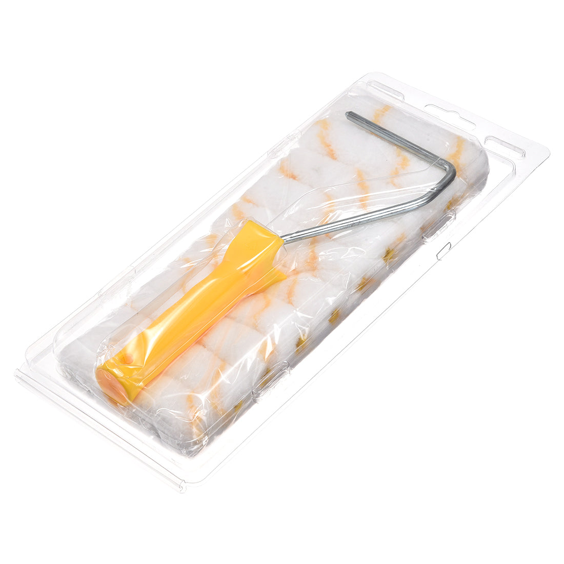 Harfington 10xPaint Roller Brush 4 Inch 10cm for Household Wall Painting Treatment with 1xPlastic Handle