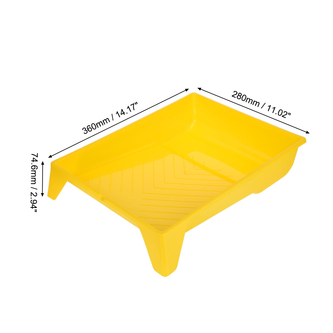 Harfington Paint Roller Kit, 9 Inch 2xPaint Roller Covers, 1xPaint Roller Frame, 1xPaint Roller Tray, 4 in 1 Set