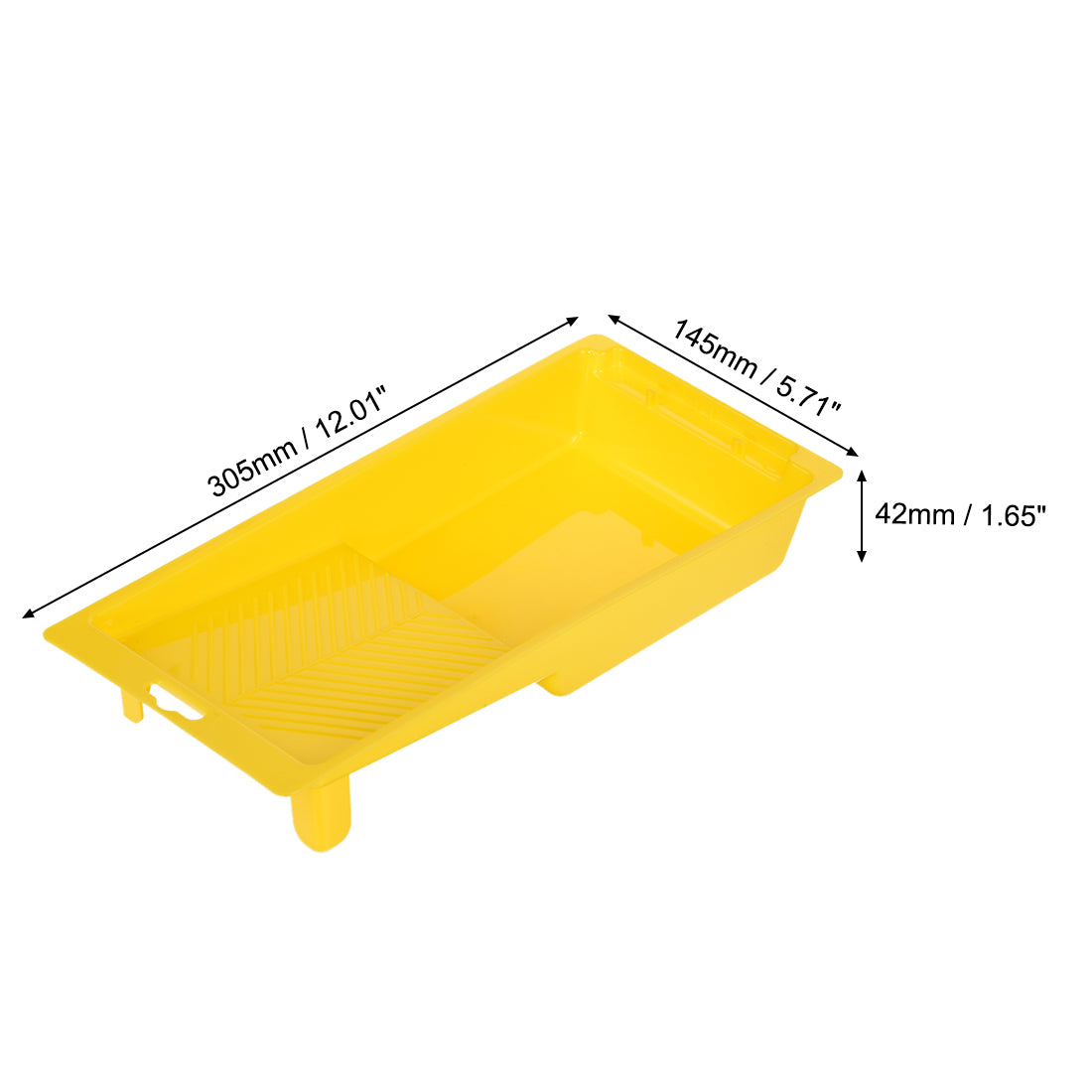 Harfington Paint Roller Kit, 4 Inch 4xWool Paint Roller Covers, 1xPaint Roller Frame, 1xPaint Roller Tray, 7Pcs