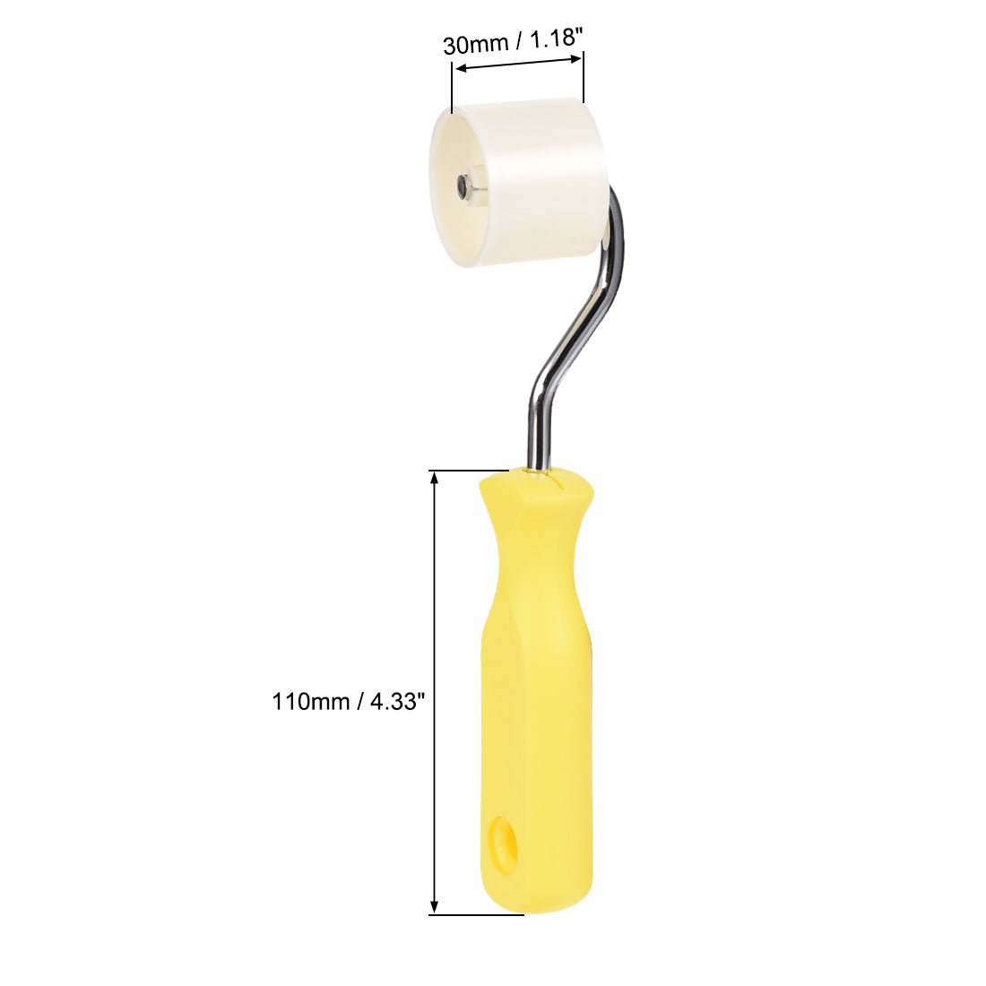 Harfington PP Paint Roller Brush 3cm for Household Wall Painting Treatment with Plastic Handle