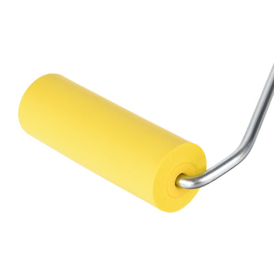 Harfington Nitrile Rubber Paint Roller Brush 4 Inch 10cm for Household Wall Painting Treatment with Plastic Handle