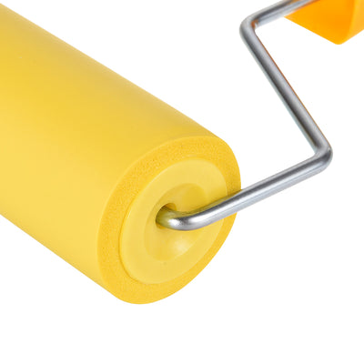 Harfington Nitrile Rubber Paint Roller Brush 7 Inch 18cm for Household Wall Painting Treatment with Plastic Handle