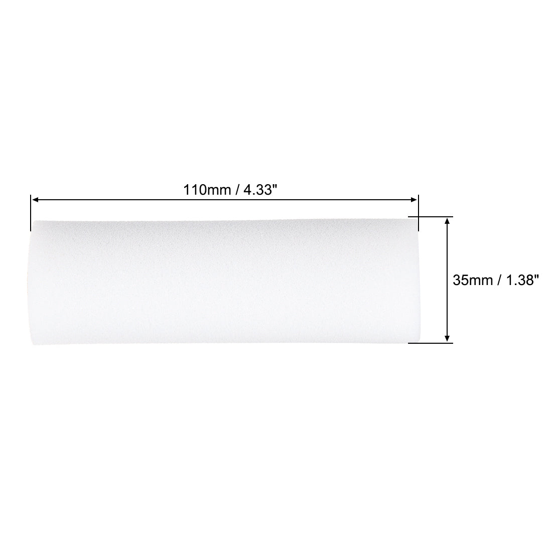 Harfington Paint Roller Cover 4.5 Inch 110mm Mini Sponge Brush for Household Wall Painting Treatment