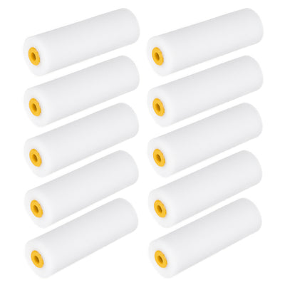 Harfington Paint Roller Cover 4.5 Inch 111mm Mini Sponge Brush for Household Wall Painting Treatment 10pcs