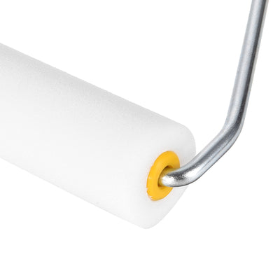 Harfington Sponge Paint Roller Brush 4.5 Inch 111mm for Household Wall Painting Treatment with Plastic Handle