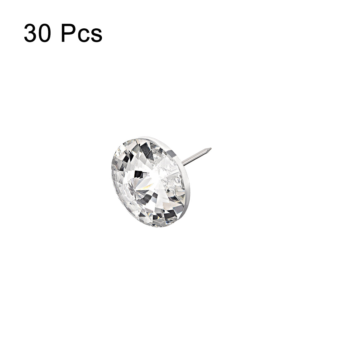 Harfington Crystal Upholstery Nails Furniture Tacks 20mm Dia Head 21mm Length Shank , 30 Pcs