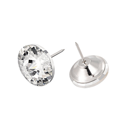 Harfington Crystal Upholstery Nails Furniture Tacks 30mm Dia Head 20mm Length Shank , 30 Pcs