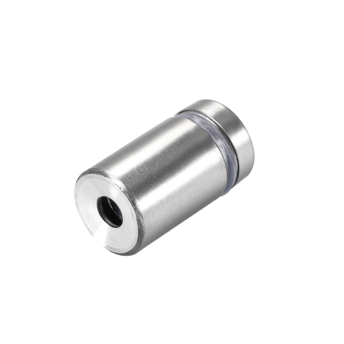 Harfington Glass Standoff Mount Stainless Steel Wall Standoff Holder Advertising Nails 16mm Dia 27mm Length with Mounting Screws , 12 Pcs