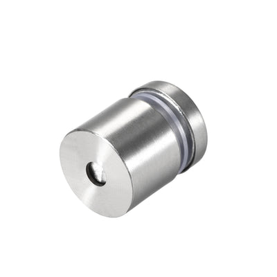 Harfington Glass Standoff Mount Stainless Steel Wall Standoff Holder Advertising Nails 19mm Dia 23mm Length with Mounting Screws , 20 Pcs