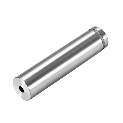 Harfington Glass Standoff Mount Stainless Steel Wall Standoff Holder Advertising Nails 19mm Dia 82mm Length with Mounting Screws , 10 Pcs