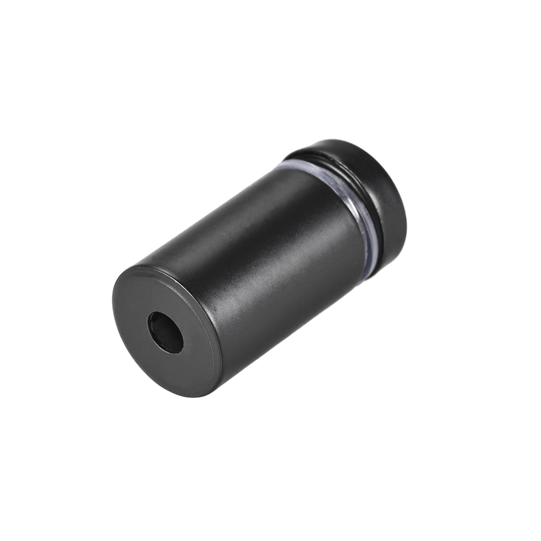 Harfington Glass Standoff Mount Stainless Steel Wall Standoff Holder Advertising Nails 16mm Dia 32mm Length Black with Screws , 6 Pcs