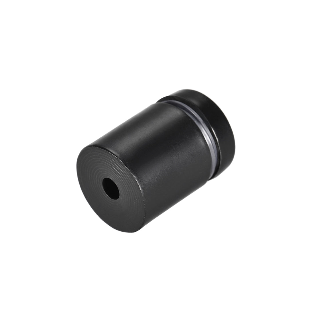 Harfington Glass Standoff Mount Stainless Steel Wall Standoff Holder Advertising Nails 19mm Dia 26mm Length Black with Screws , 4 Pcs