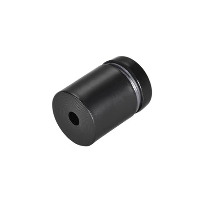 Harfington Glass Standoff Mount Stainless Steel Wall Standoff Holder Advertising Nails 19mm Dia 26mm Length Black with Screws , 8 Pcs