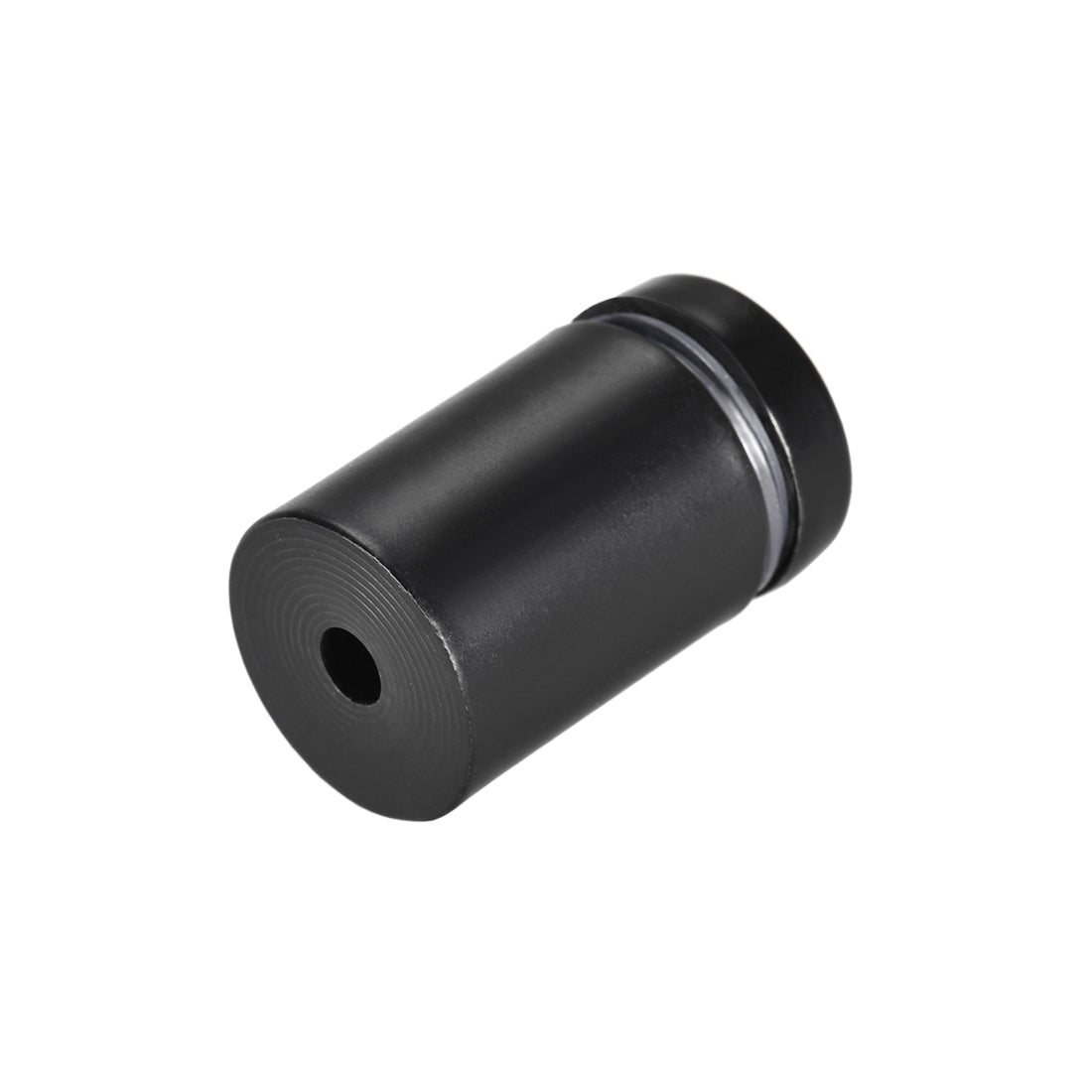 Harfington Glass Standoff Mount Stainless Steel Wall Standoff Holder Advertising Nails 19mm Dia 32mm Length Black with Screws , 4 Pcs