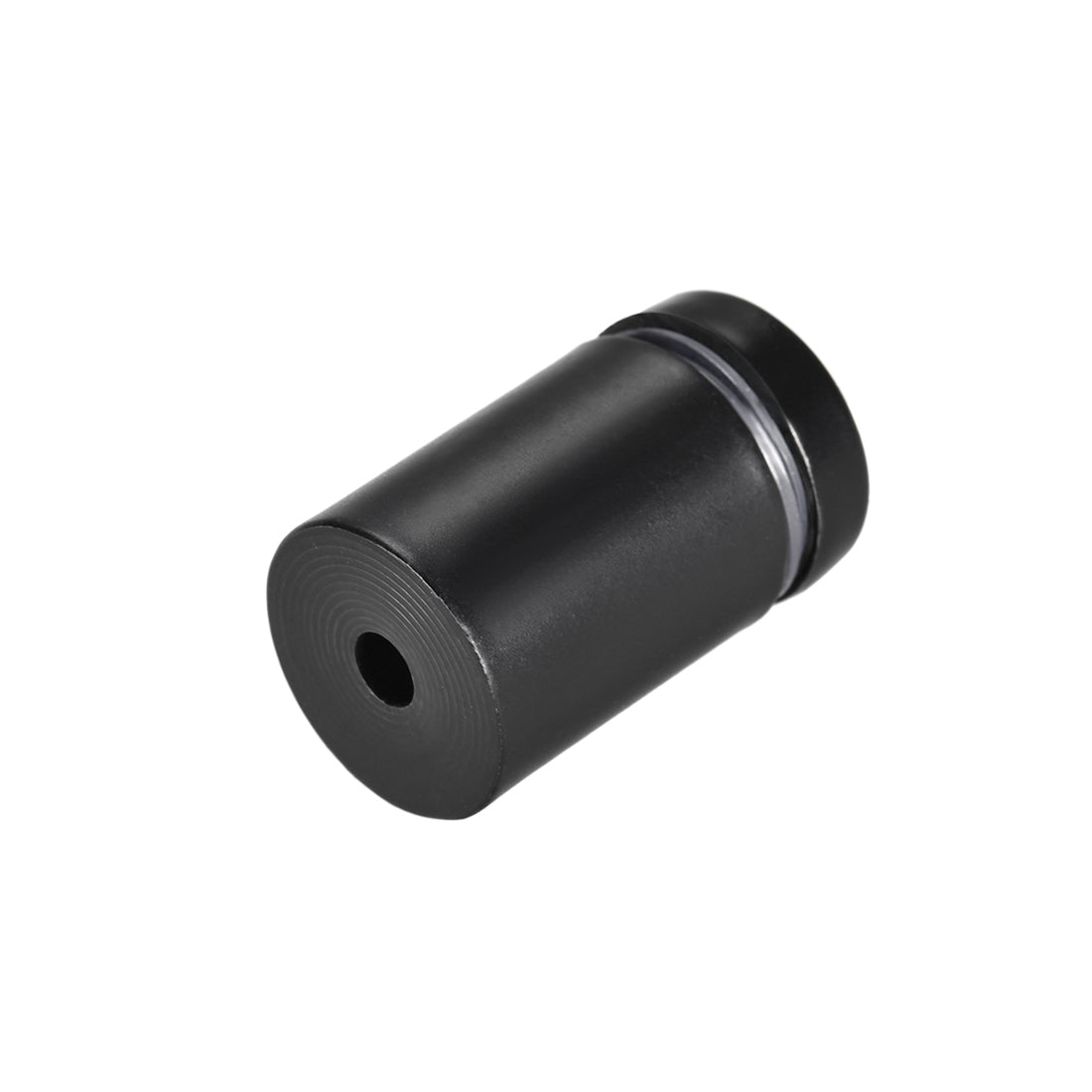 Harfington Glass Standoff Mount Stainless Steel Wall Standoff Holder Advertising Nails 19mm Dia 32mm Length Black with Screws , 6 Pcs