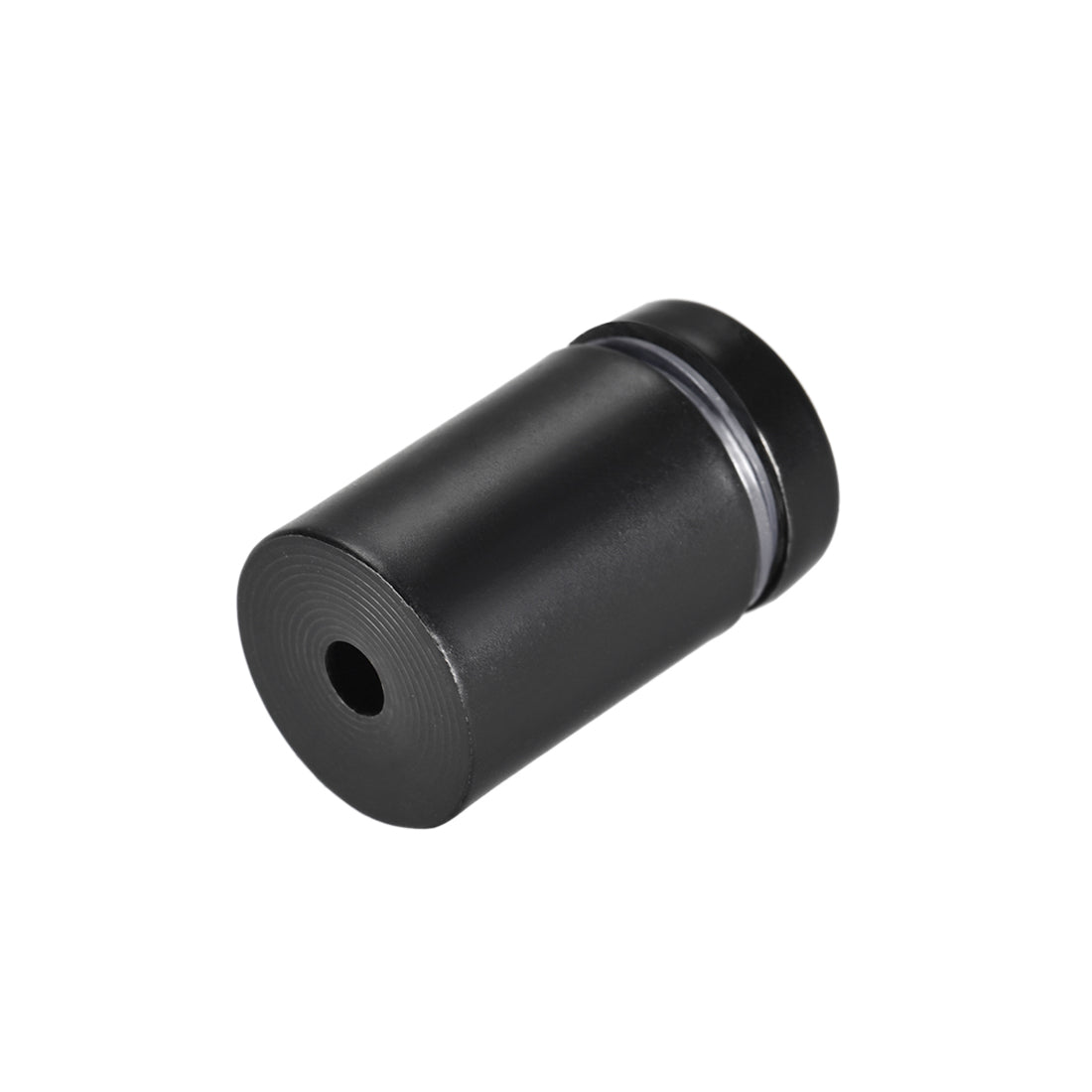 Harfington Glass Standoff Mount Stainless Steel Wall Standoff Holder Advertising Nails 19mm Dia 32mm Length Black with Screws , 8 Pcs