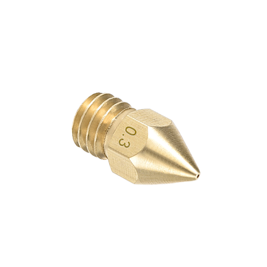 Harfington 0.3mm 3D Printer Nozzle, Fit for MK8, for 1.75mm Filament Brass 5pcs