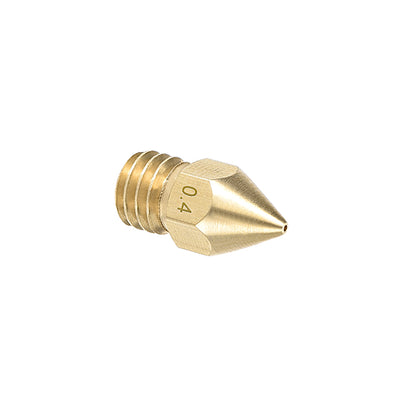 Harfington 0,4 mm 3D-Druckerdüse, passend für MK8, für 1,75 mm Filament Messing 10 Stück
