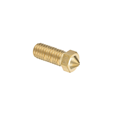 Harfington 0.4mm 3D Printer Nozzle, Fit for V6, for 1.75mm Filament Brass 5pcs