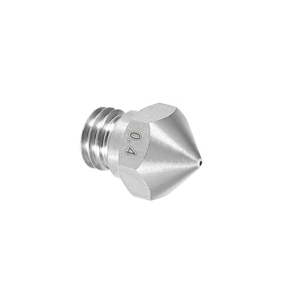 Harfington 0.4mm 3D Printer Nozzle, Fit for MK10, for 1.75mm Filament Stainless Steel 5pcs