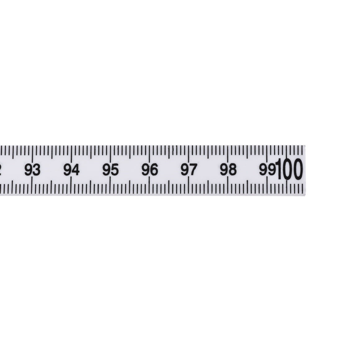 Harfington Folding Ruler 1 Meters 10 Fold Metric Measuring Tool ABS for Woodworking Engineer White