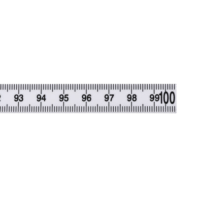 Harfington Folding Ruler 1 Meters 10 Fold Metric Measuring Tool ABS for Woodworking Engineer White