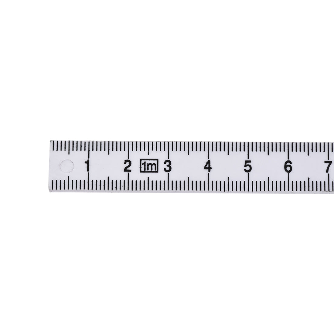 Harfington Folding Ruler 1 Meters 10 Fold Metric Measuring Tool ABS for Woodworking Engineer White
