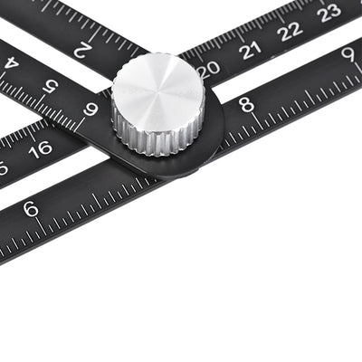 Harfington 4 Sided Folding Multi-Angle Measuring Ruler Tools