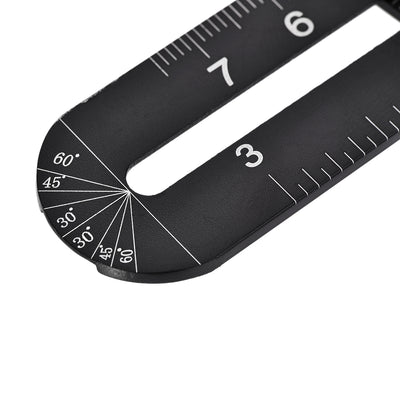 Harfington 4 Sided Folding Multi-Angle Measuring Ruler Tools