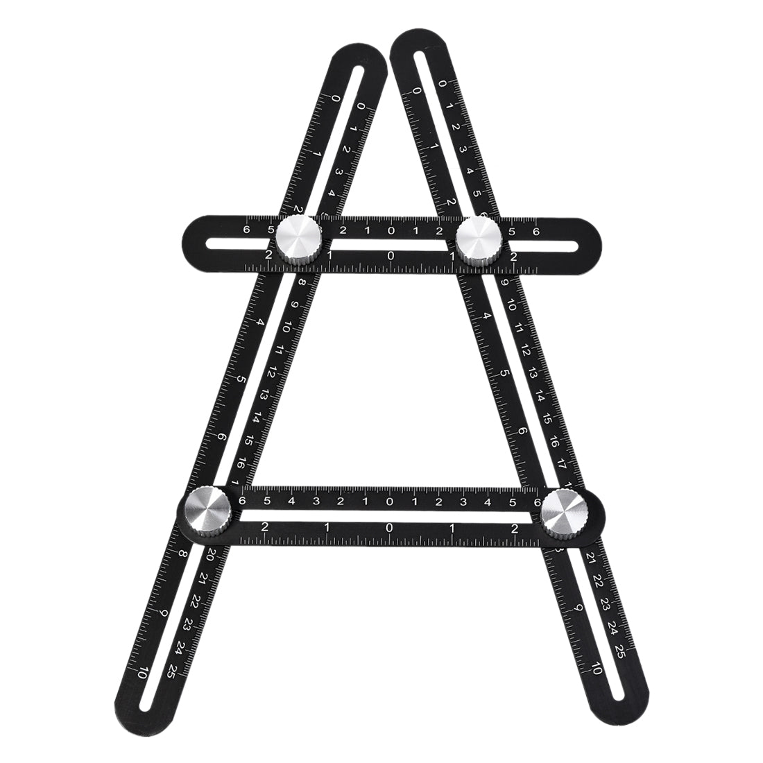 Harfington 4 Sided Folding Multi-Angle Measuring Ruler Tools