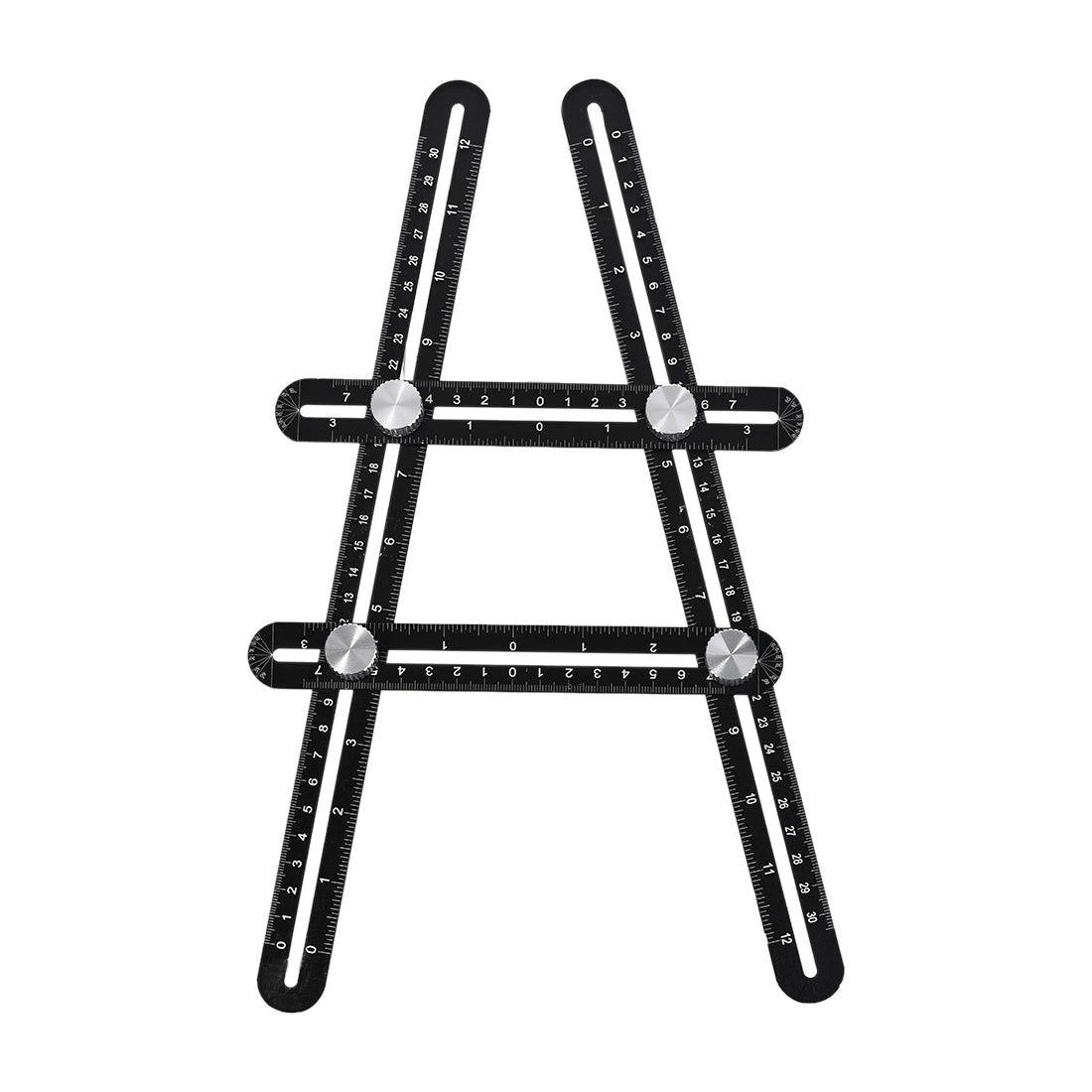 Harfington 4 Sided Folding Multi-Angle Measuring Ruler Tools