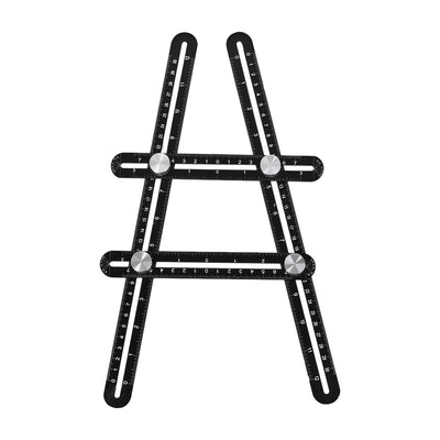 Harfington 4 Sided Folding Multi-Angle Measuring Ruler Tools