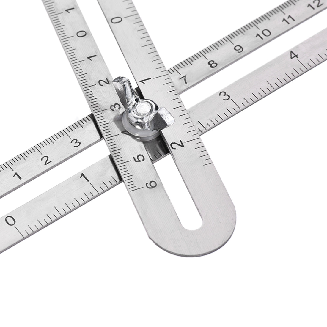 Harfington 4 Sided Folding Multi-Angle Measuring Ruler Tools