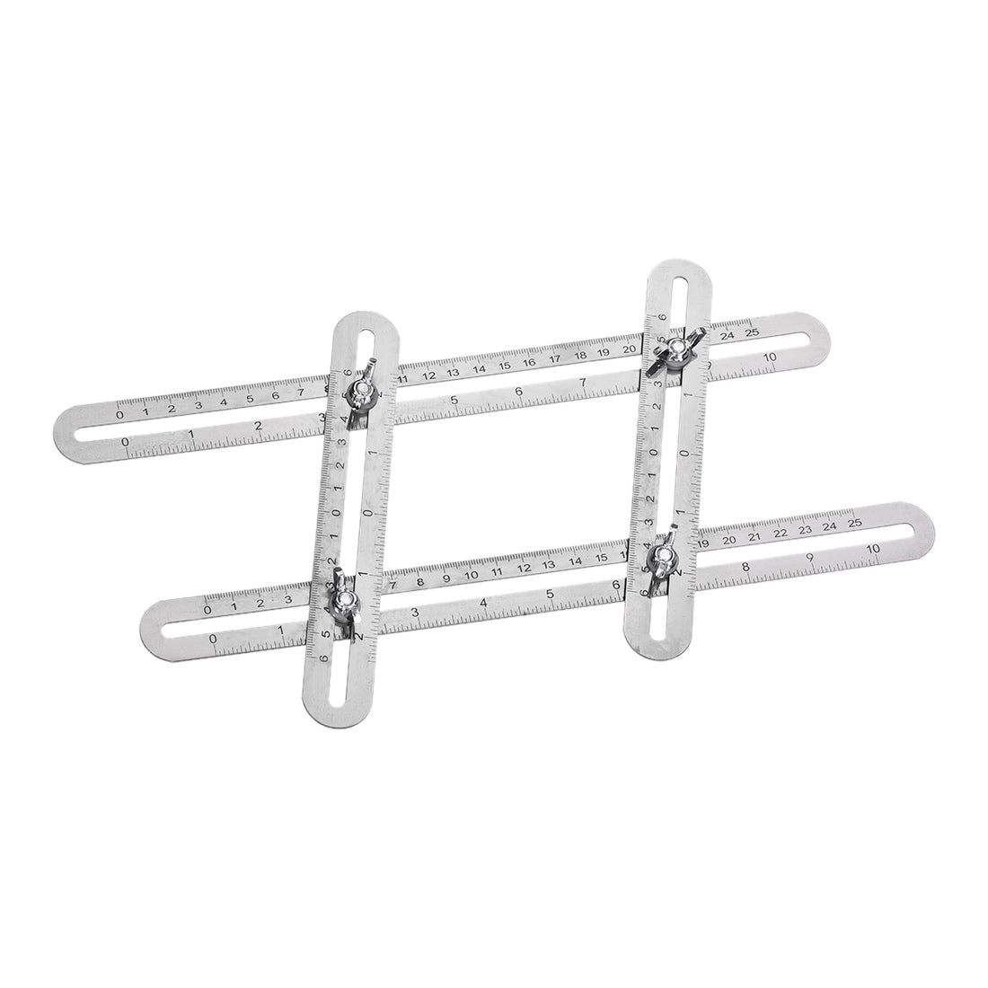 Harfington 4 Sided Folding Multi-Angle Measuring Ruler Tools