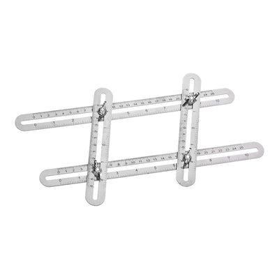 Harfington 4 Sided Folding Multi-Angle Measuring Ruler Tools
