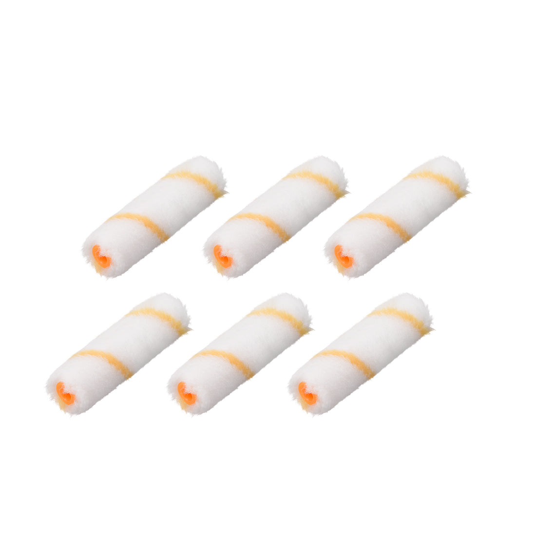 Harfington Paint Roller Cover 4 Inch Fiber Brush for Wall Painting Treatment 6pcs