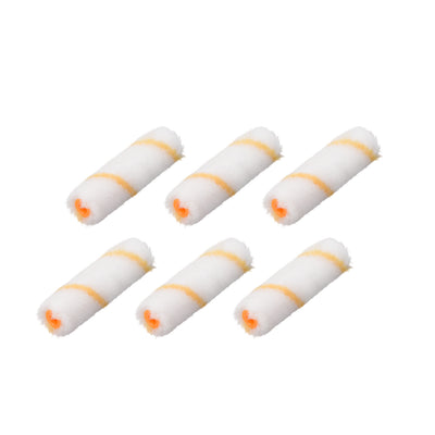 Harfington Paint Roller Cover 4 Inch Fiber Brush for Wall Painting Treatment 6pcs