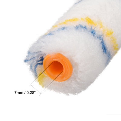 Harfington Paint Roller Cover 4 Inch Cotton Brush for Wall Painting Treatment 10pcs