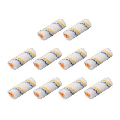 Harfington Paint Roller Cover 4 Inch Cotton Brush for Wall Painting Treatment 10pcs