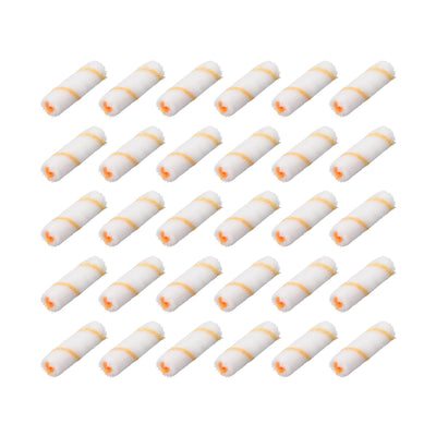 Harfington Paint Roller Cover 4 Inch Fiber Brush for Wall Painting Treatment 30pcs