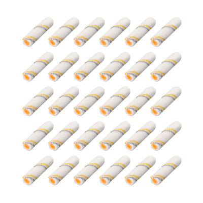 Harfington Paint Roller Cover 4 Inch Wool Brush for Wall Painting Treatment 30pcs