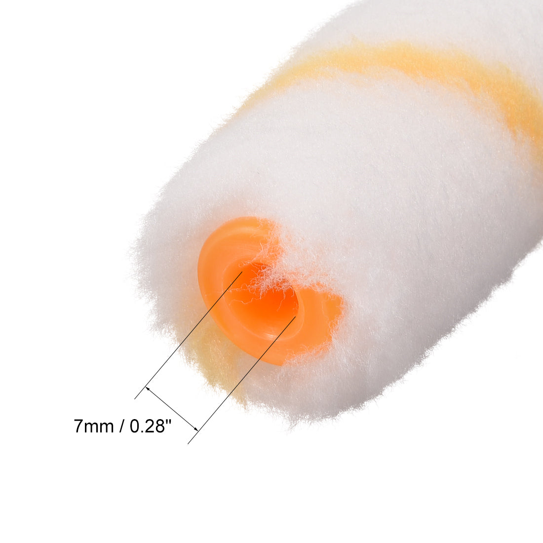 Harfington Paint Roller Cover 4 Inch Fiber Brush for Wall Painting Treatment 20pcs