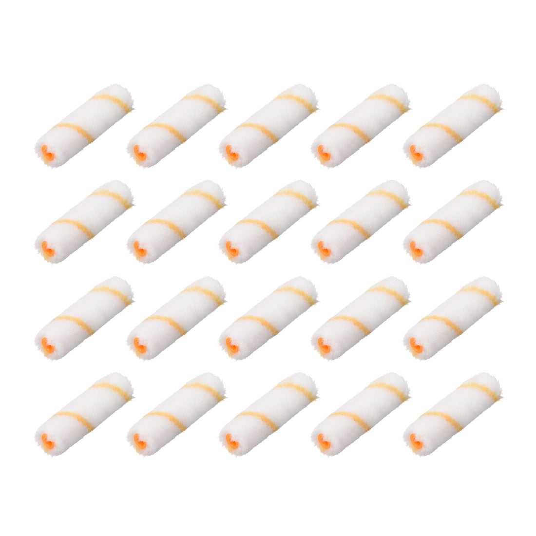 Harfington Paint Roller Cover 4 Inch Fiber Brush for Wall Painting Treatment 20pcs