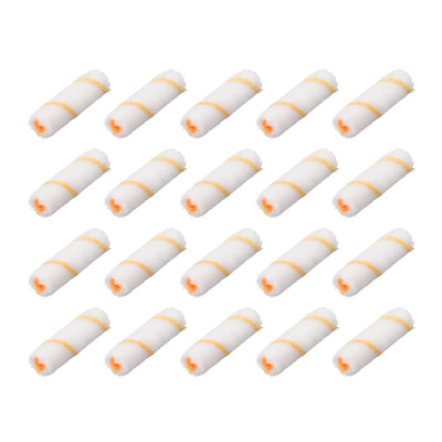 Harfington Paint Roller Cover 4 Inch Fiber Brush for Wall Painting Treatment 20pcs